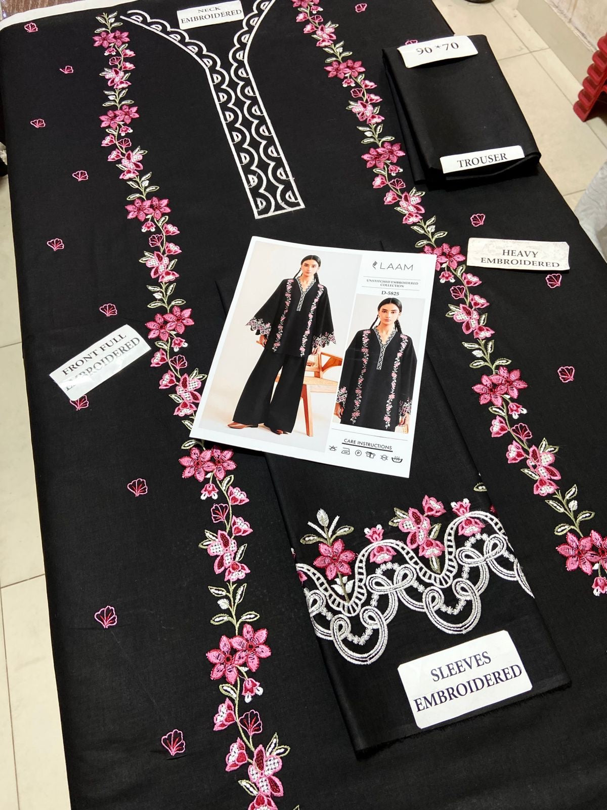 2pcs laam black multi lawn