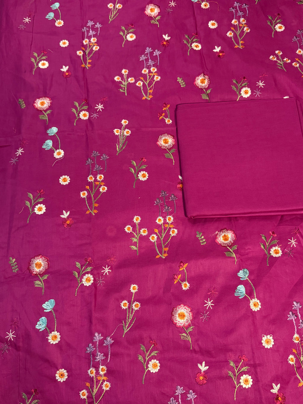 2pcs Indian Boti Viral Emb lawn