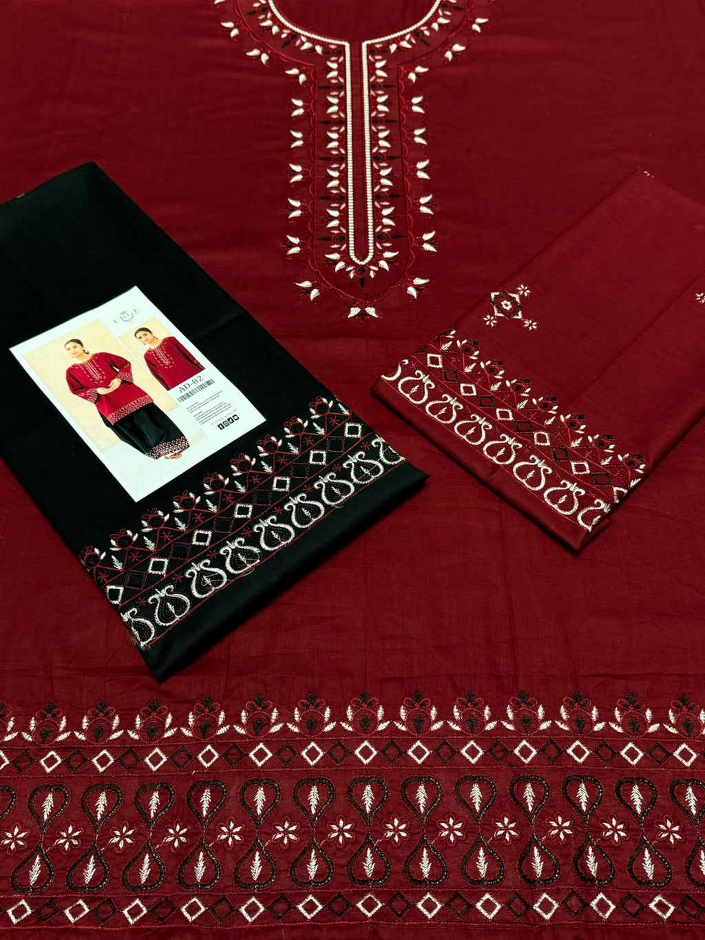 2pcs Urge Red Black lawn