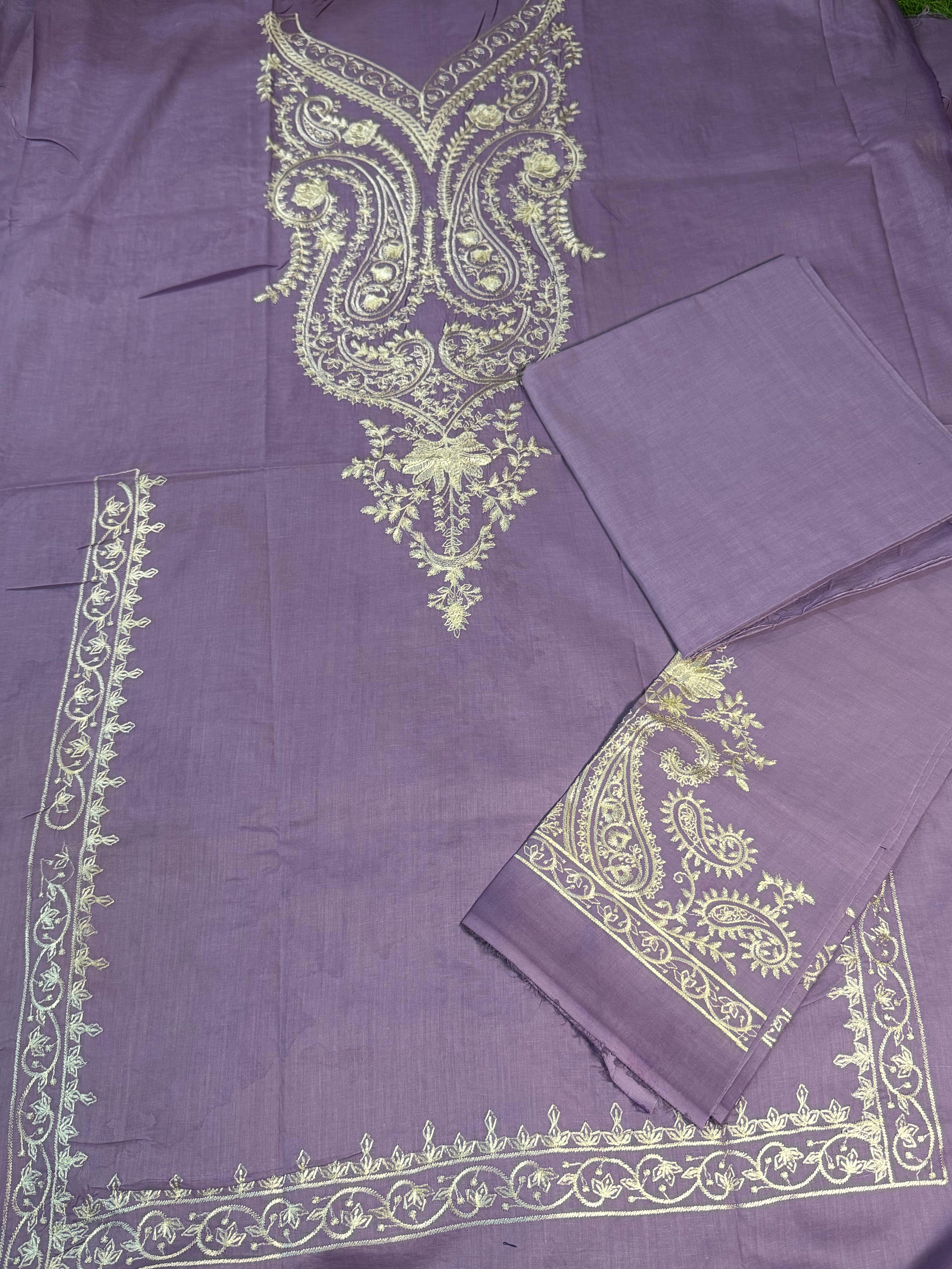 2pcs Maria B Neck Emb Viral lawn