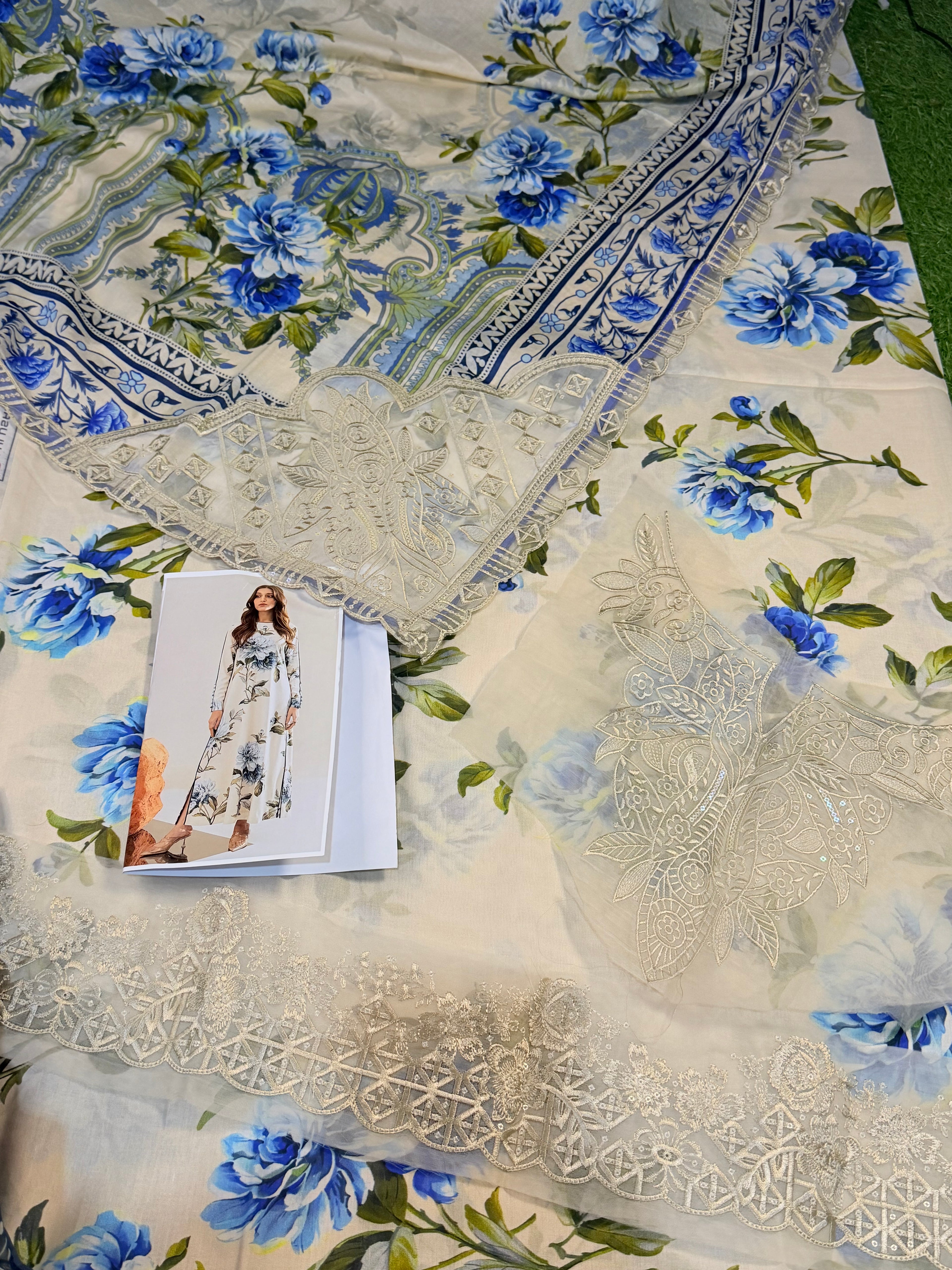 3pcs Lulusar skin lawn dupata