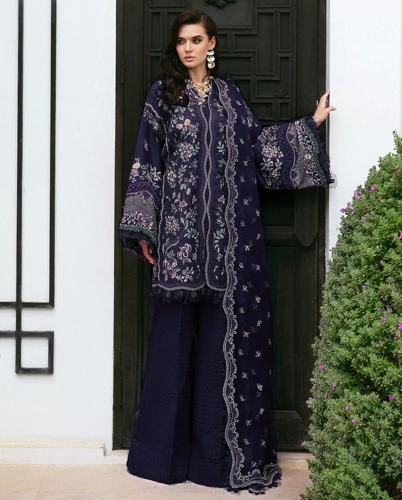 3pcs Republic Dhanak embroidery