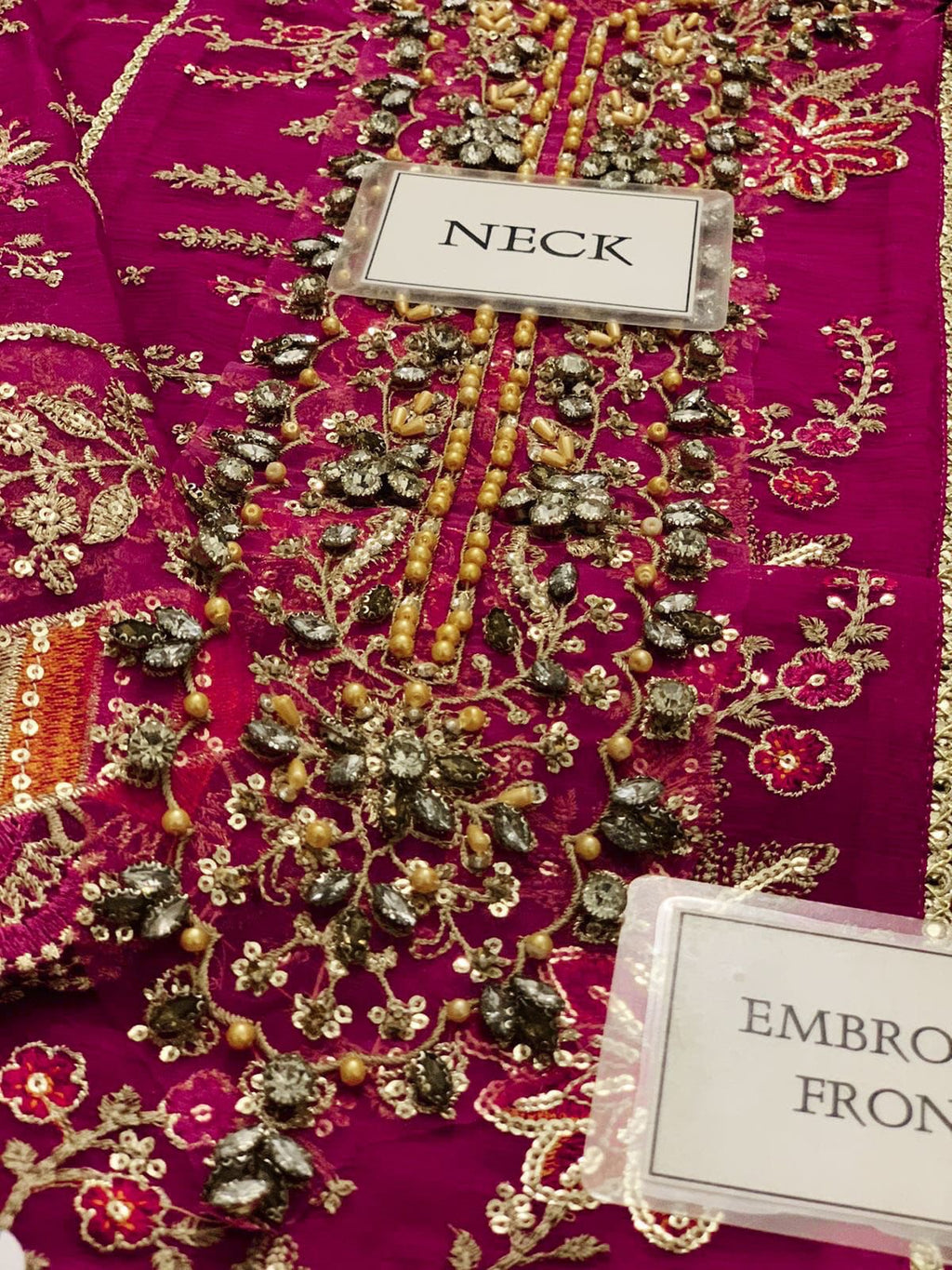 Maria B chiffon Emrboidery wedding collection