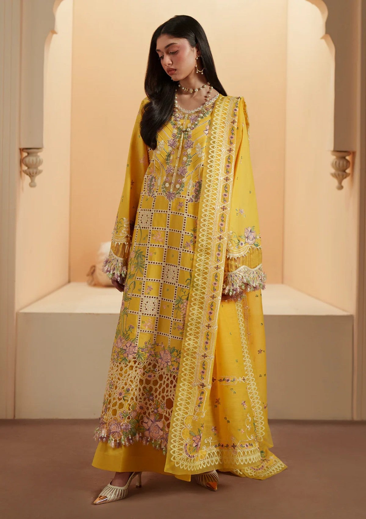 3pcs Binilyas Yellow Emb lawn