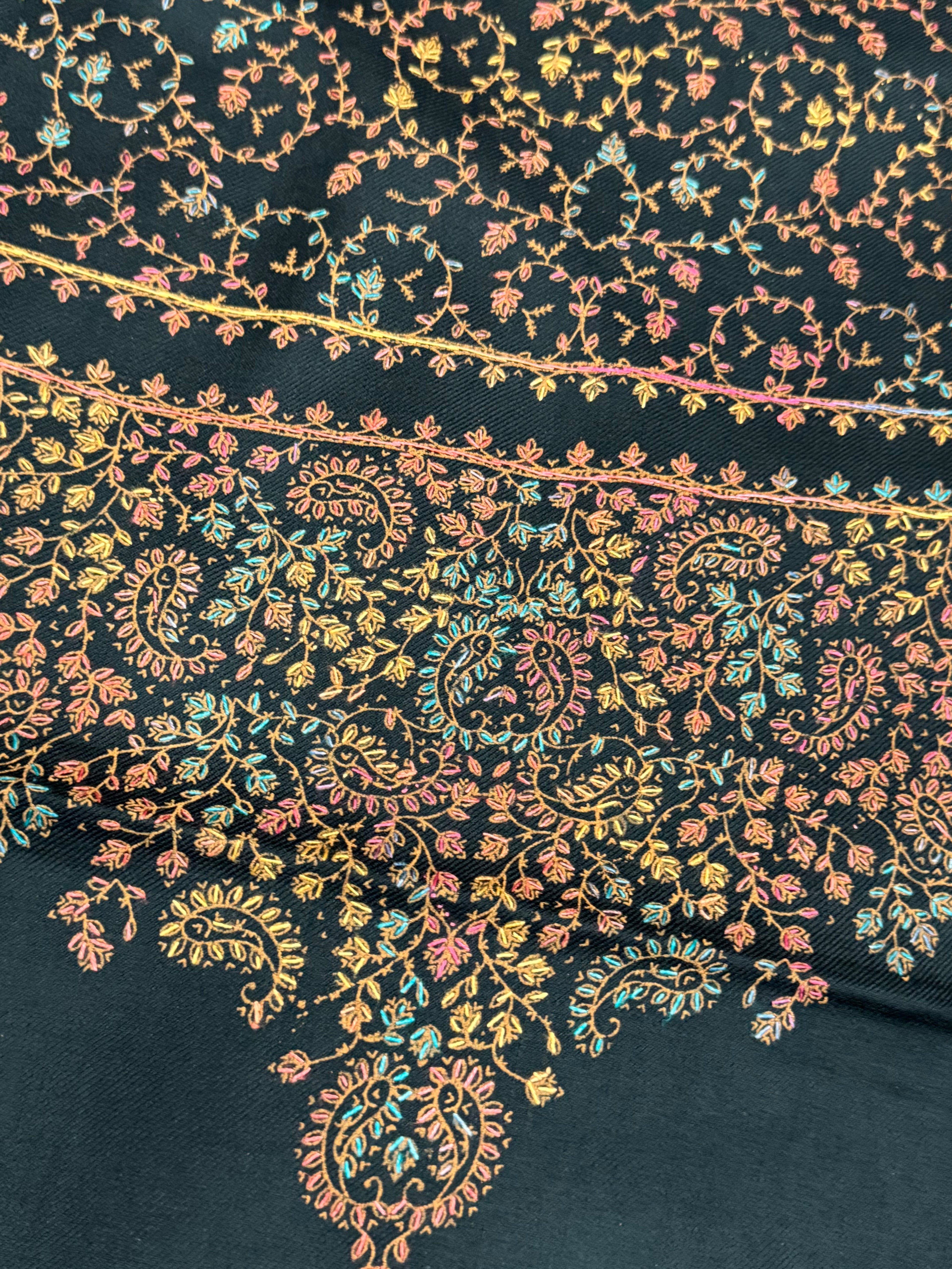 3pcs Kashmiri Handmade Black