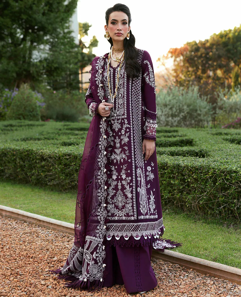 3pcs Womens Republic Purple lawn