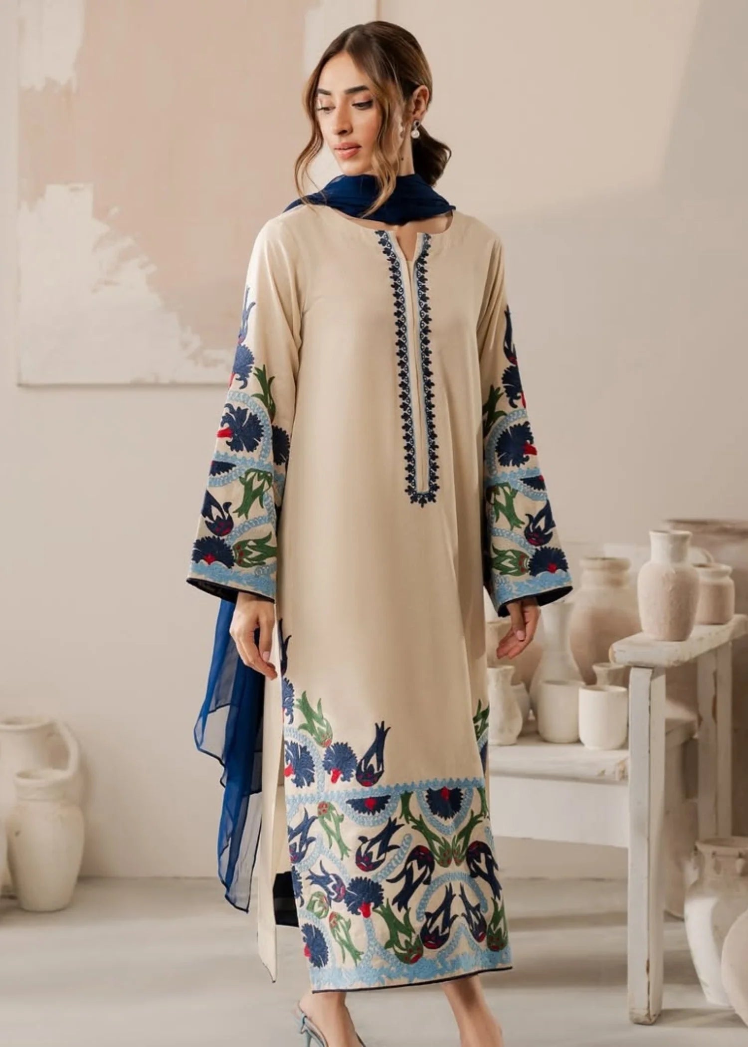 3pcs Tawakal Sky Skin lawn