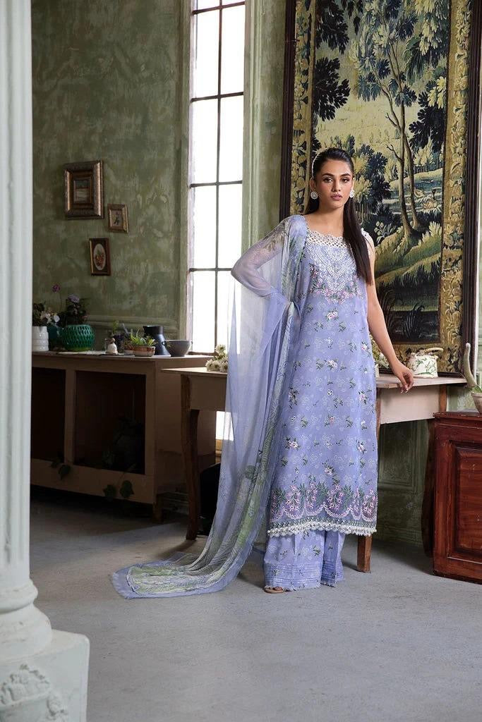3pcs Sobia Nazir lilac lawn