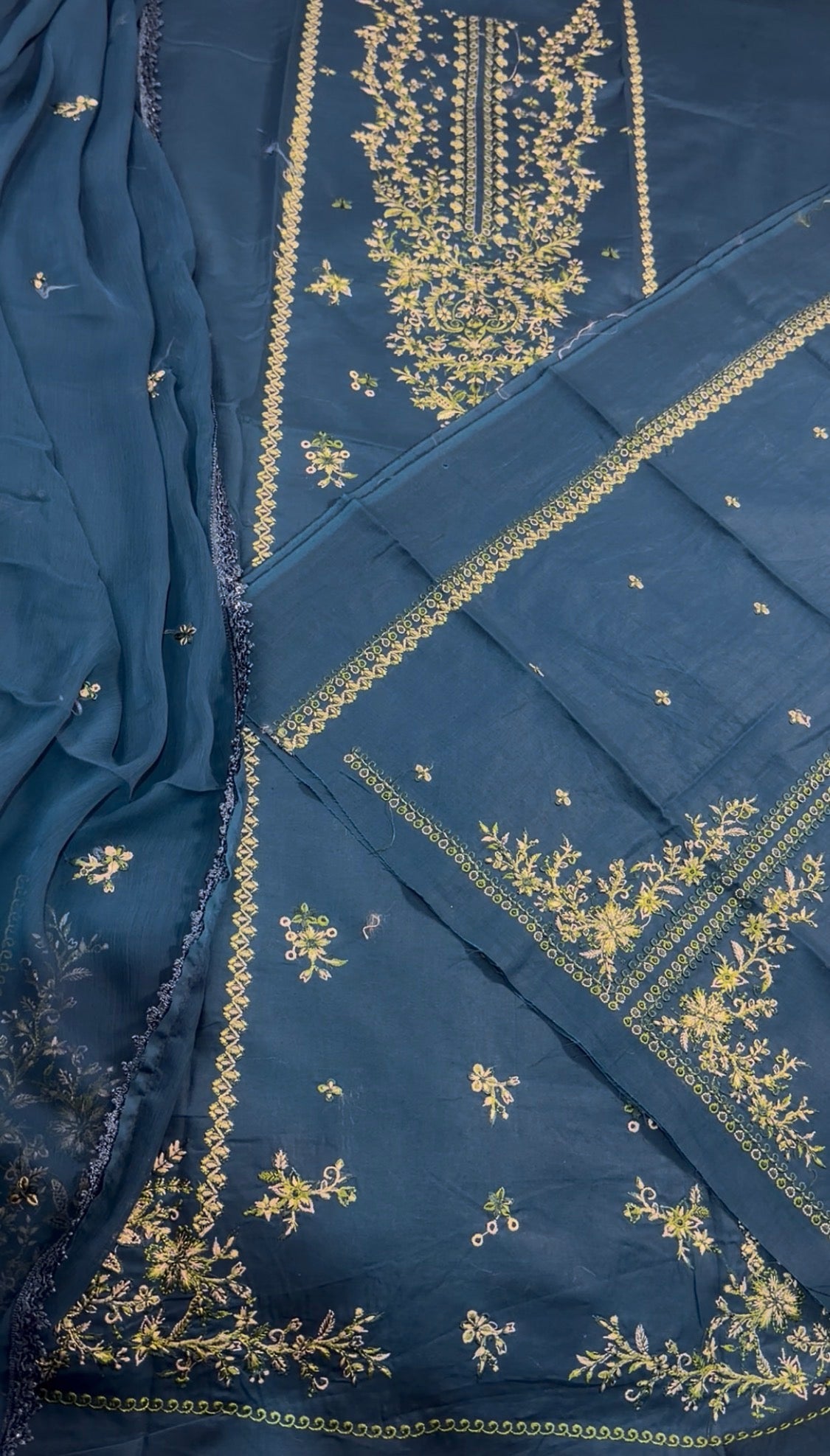 3pcs Batik Dark Zinc lawn