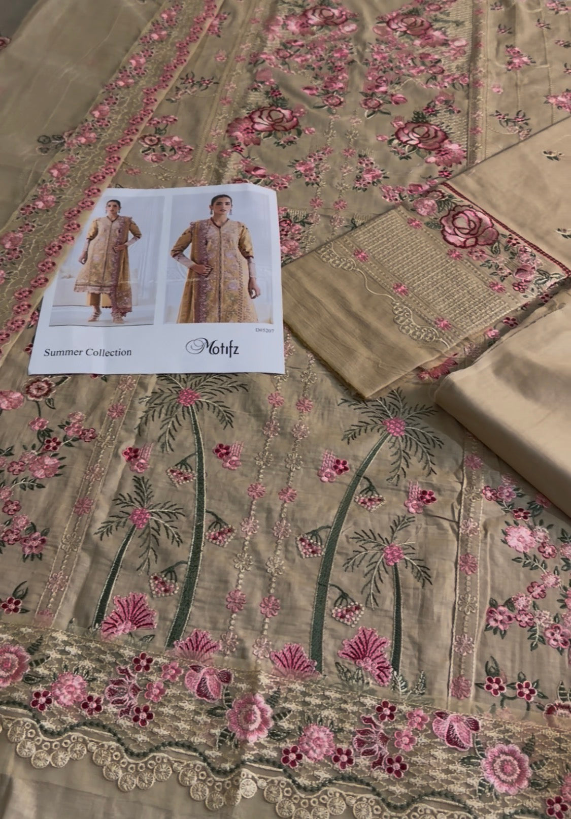 3pcs Motifz Skin Heavy Emb lawn