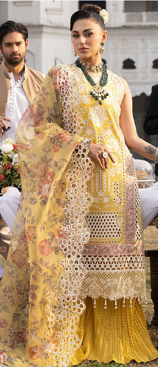 3pcs Rang Rasiya Lemon lawn