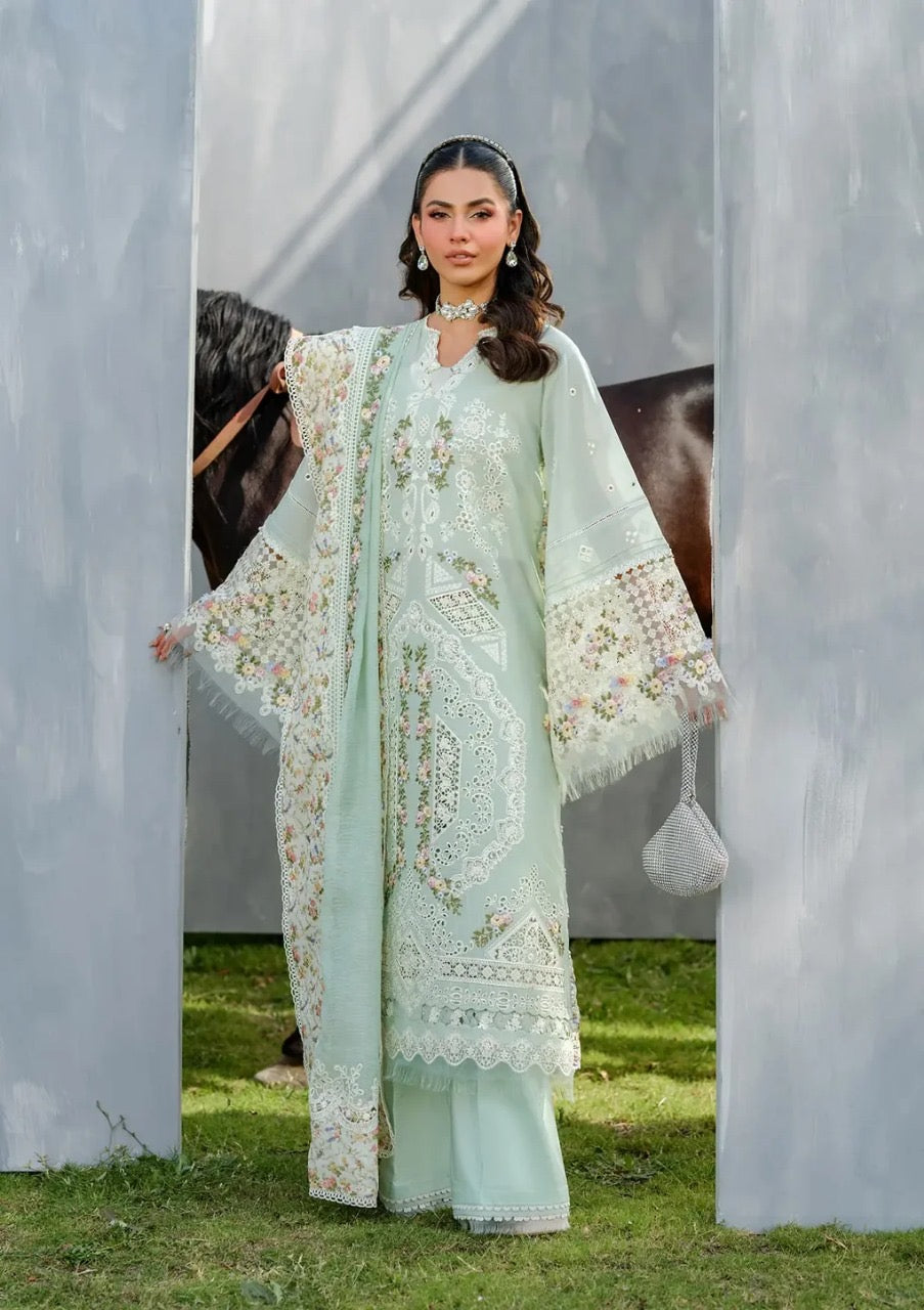 3pcs Elaf Pistachio Pastle Lawn