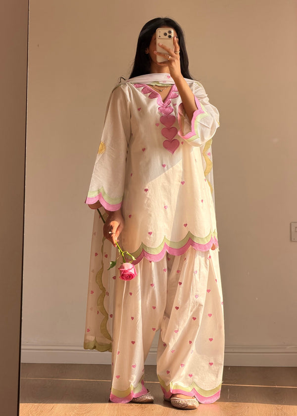 3pcs Silk Offwhite Pinterest Akhroat