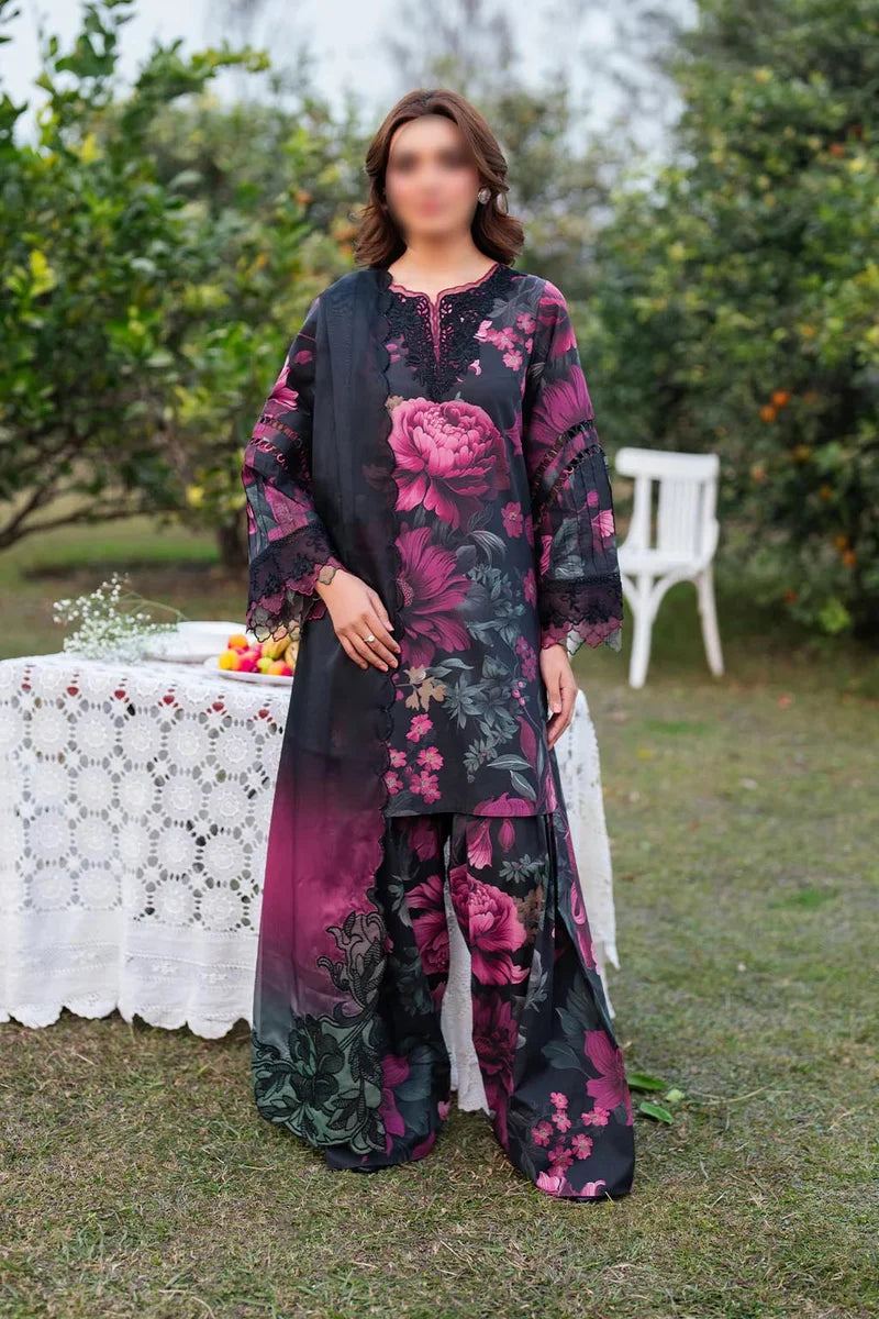 3pcs Iznik Khaddar Print Flower