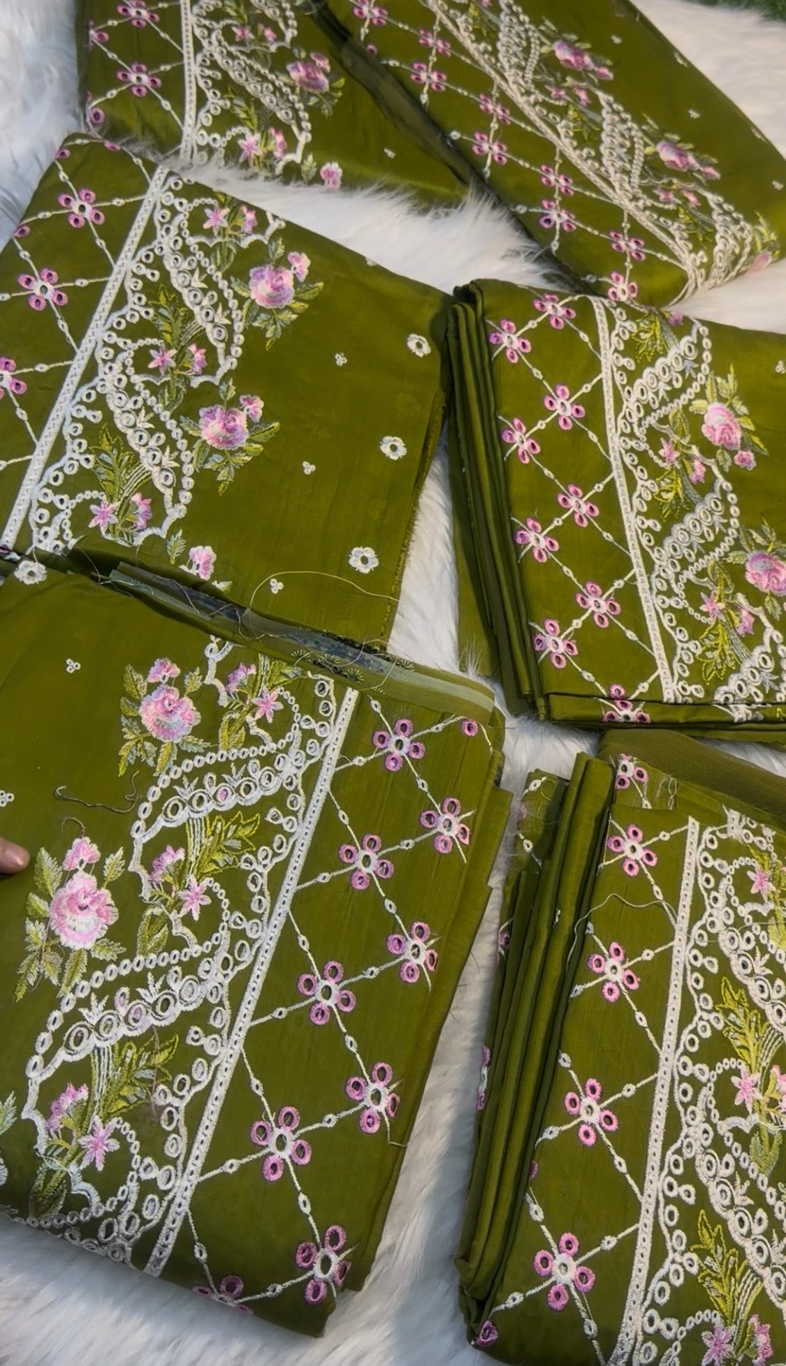 3pcs Parrot Sobia Nazir lawn