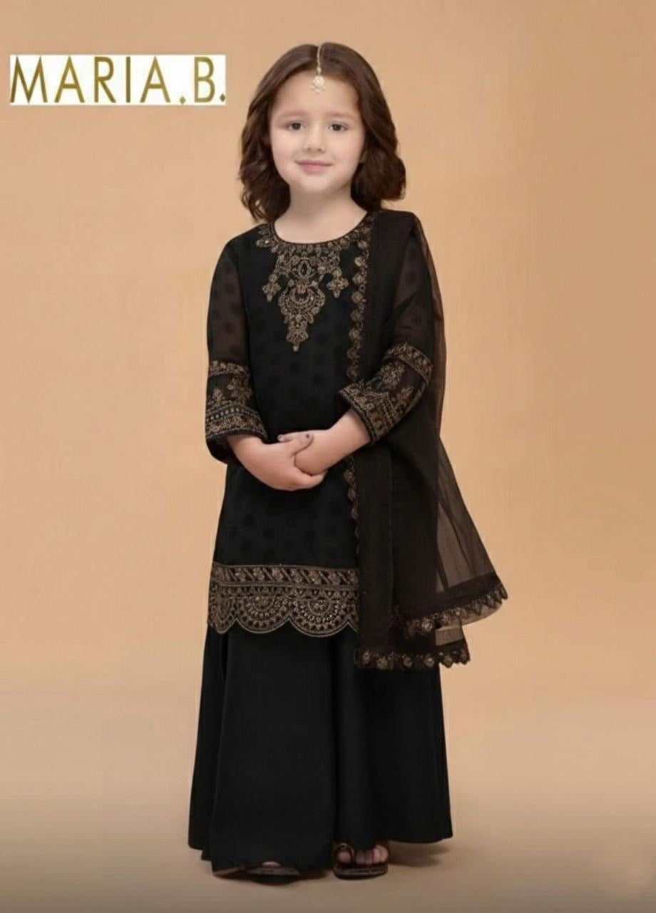 2pcs Kids Mb lawn Black