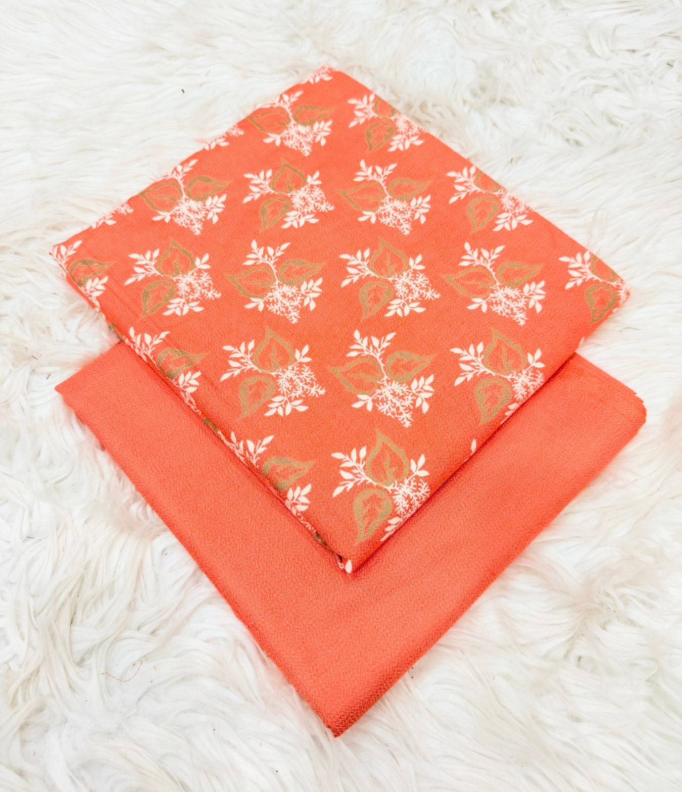 2pcs Printed Dhanak Pinterest