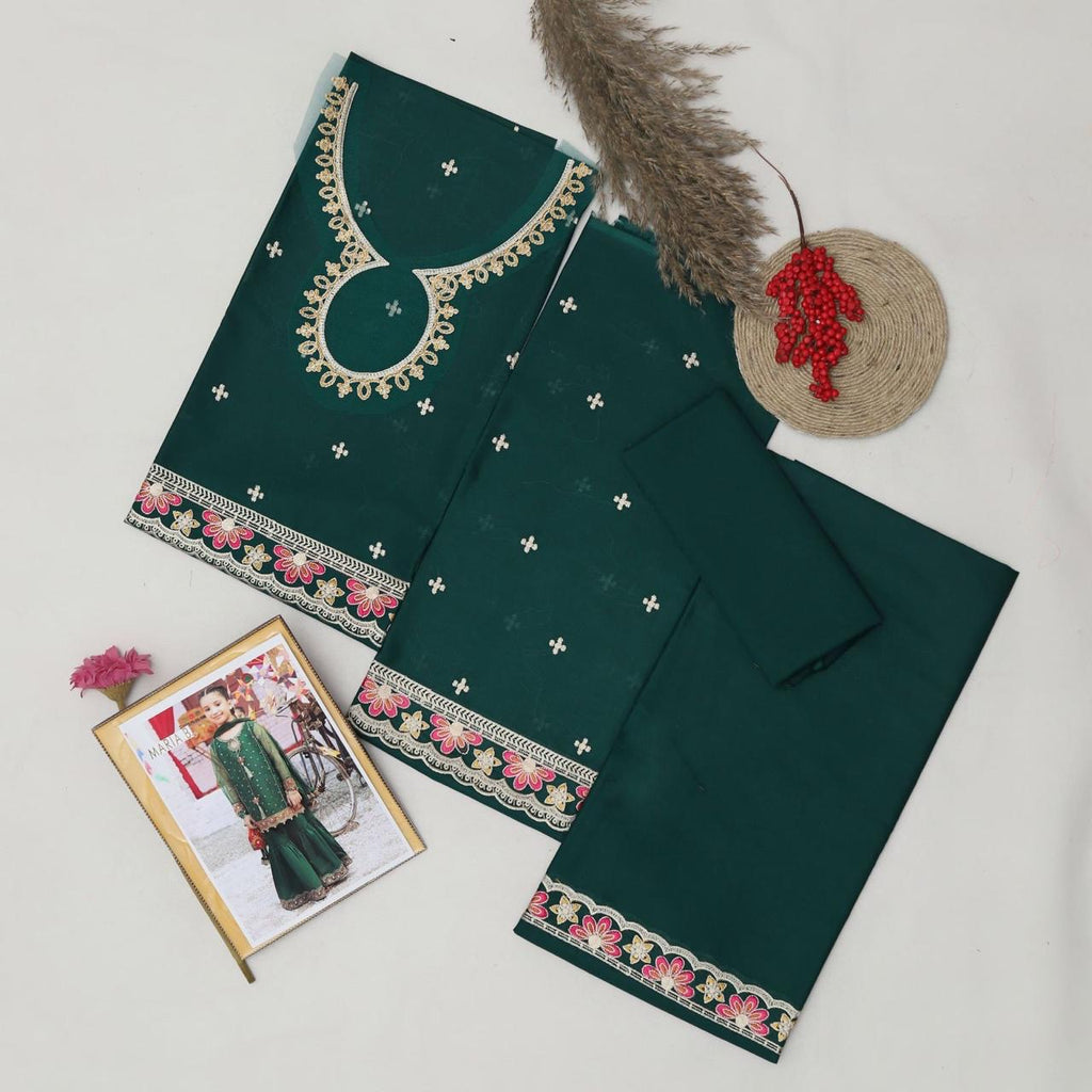 2pcs Kids Dark Green lawn