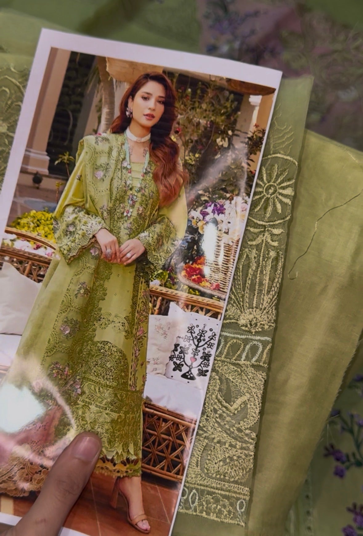 3pcs elaf parrot ramsha lawn