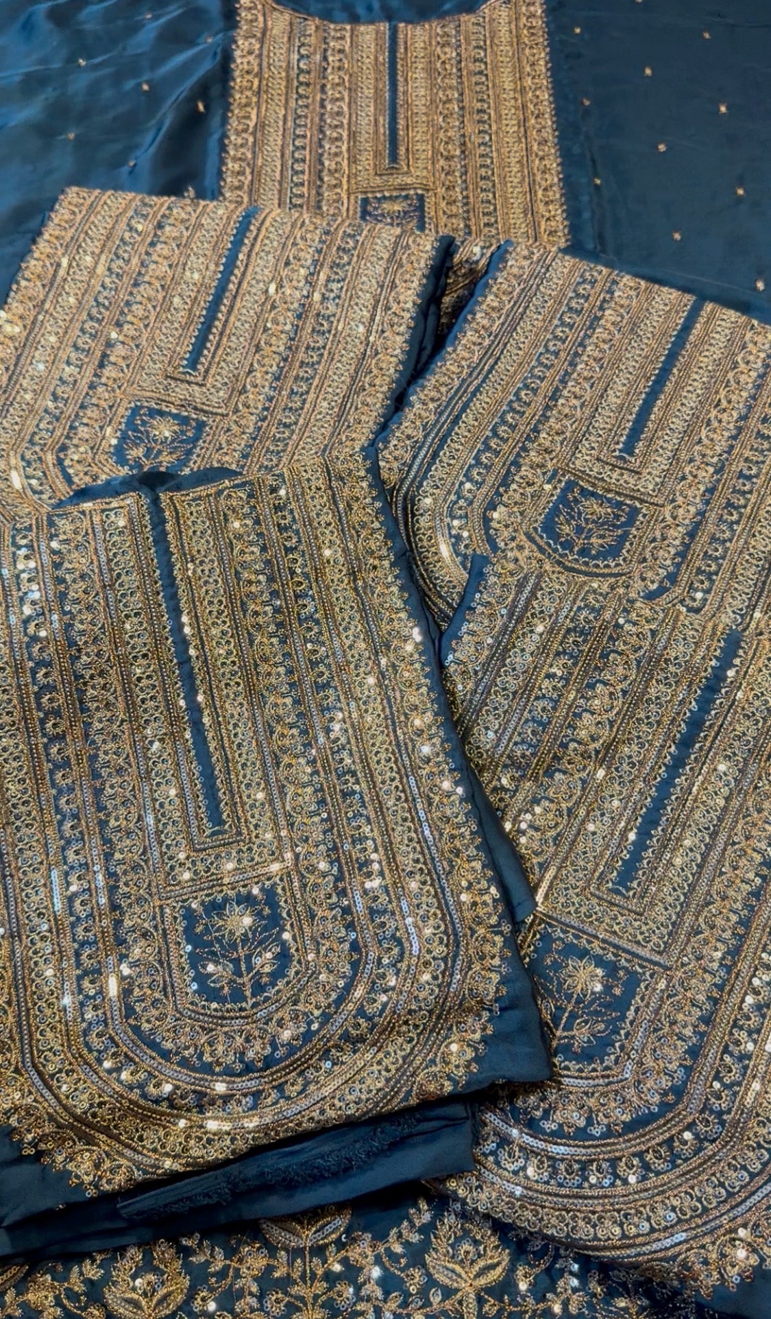 2pcs Silk Asim Jofa Zinc Golden