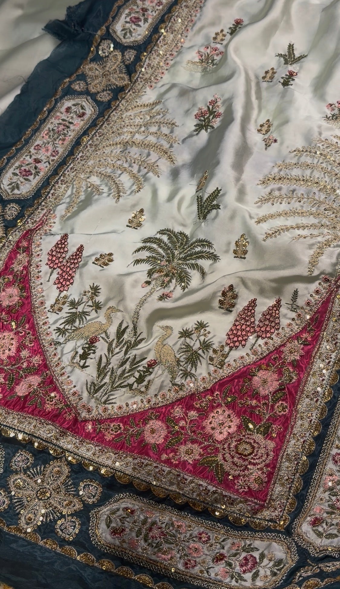 2pcs Ethnic Viral Kaftan Silk