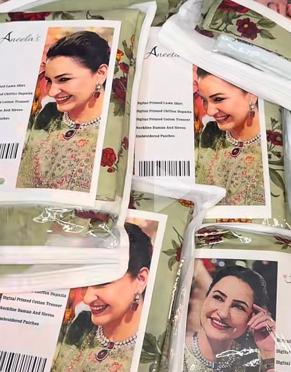 3pcs Saba Aneelas pista lawn