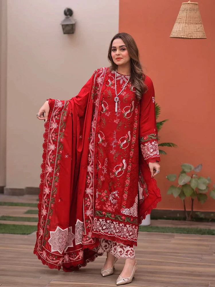 3pcs Aneelas Fresh Red lawn