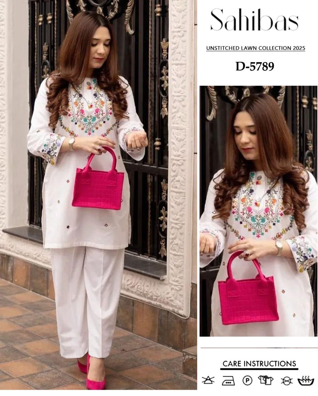 2pcs Maryam perwaiz Embroidered