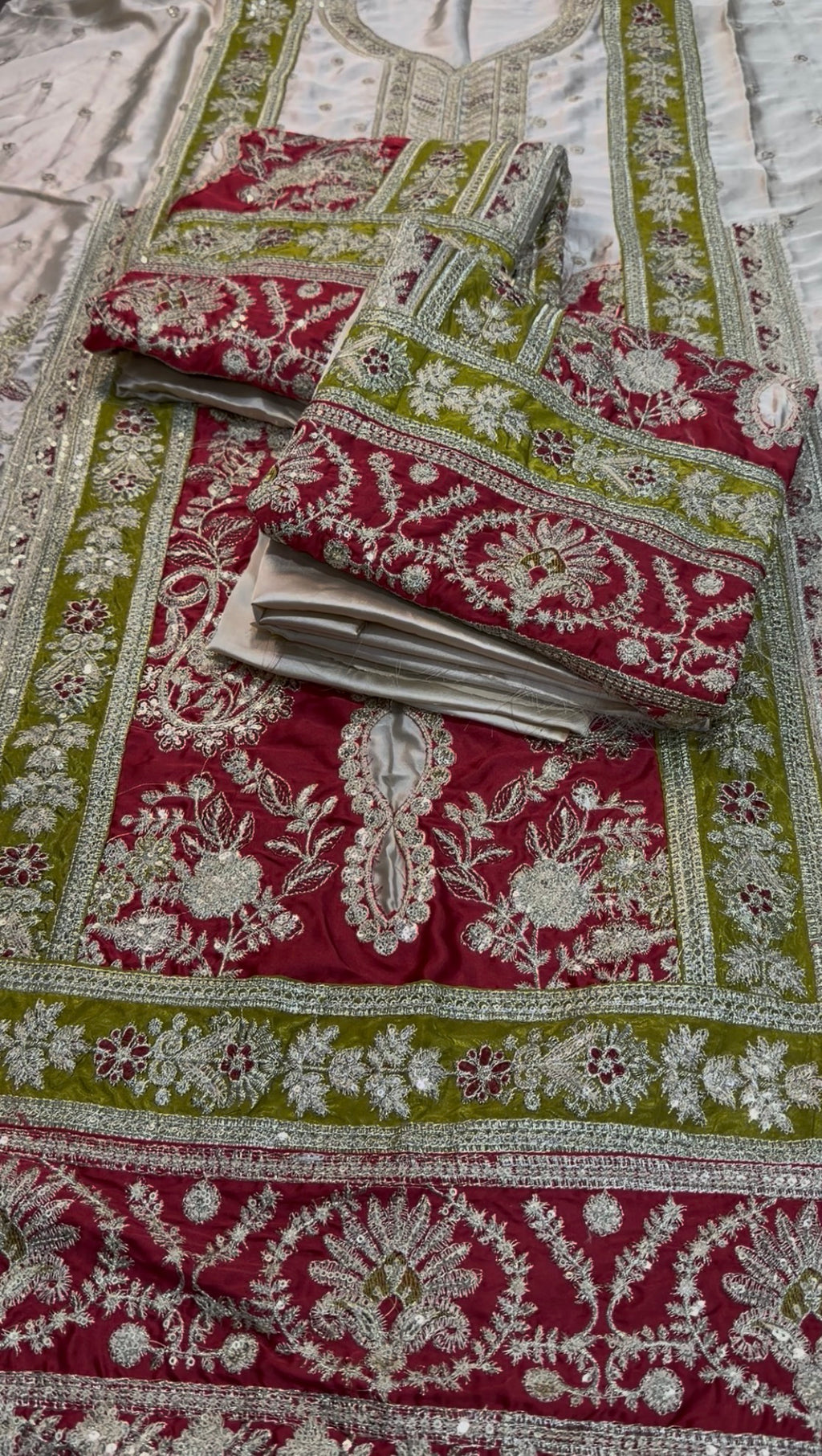 2pcs Aneelas skin Viral Embroidery Silk