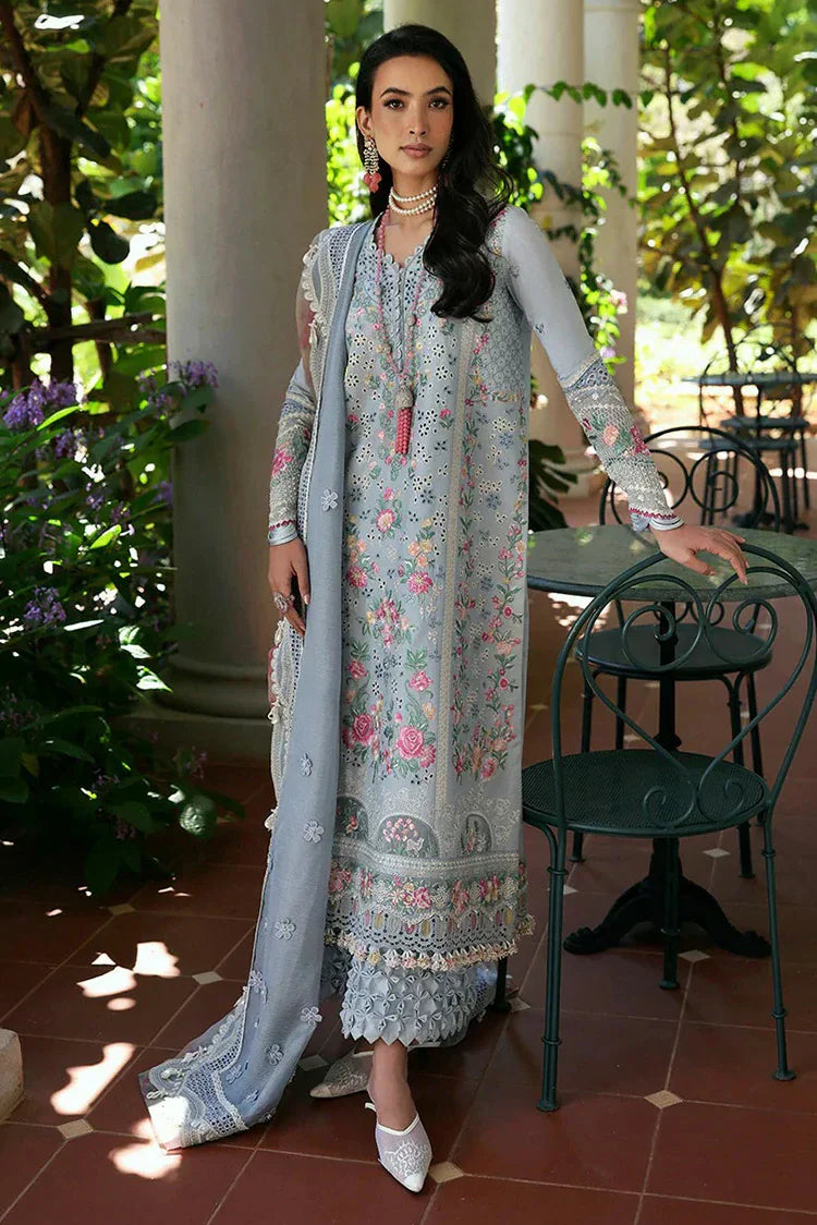 3pcs Republic Aqua Grey  lawn