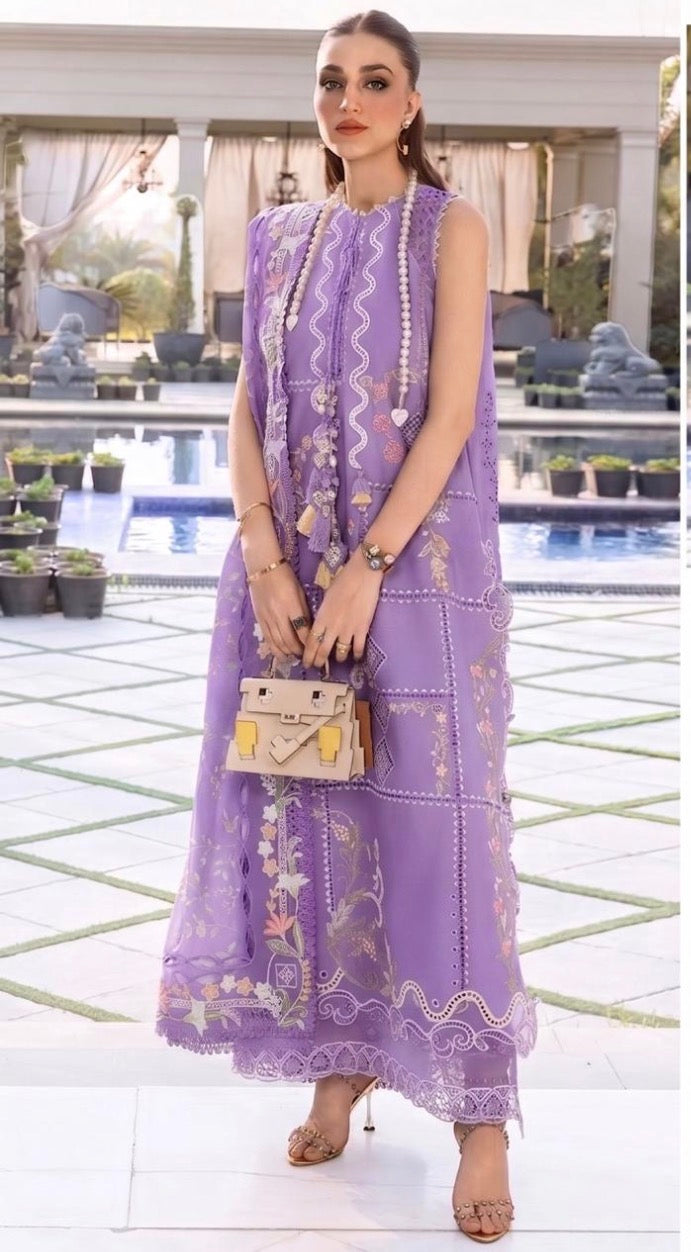 3pcs Crimson lilac heavy lawn