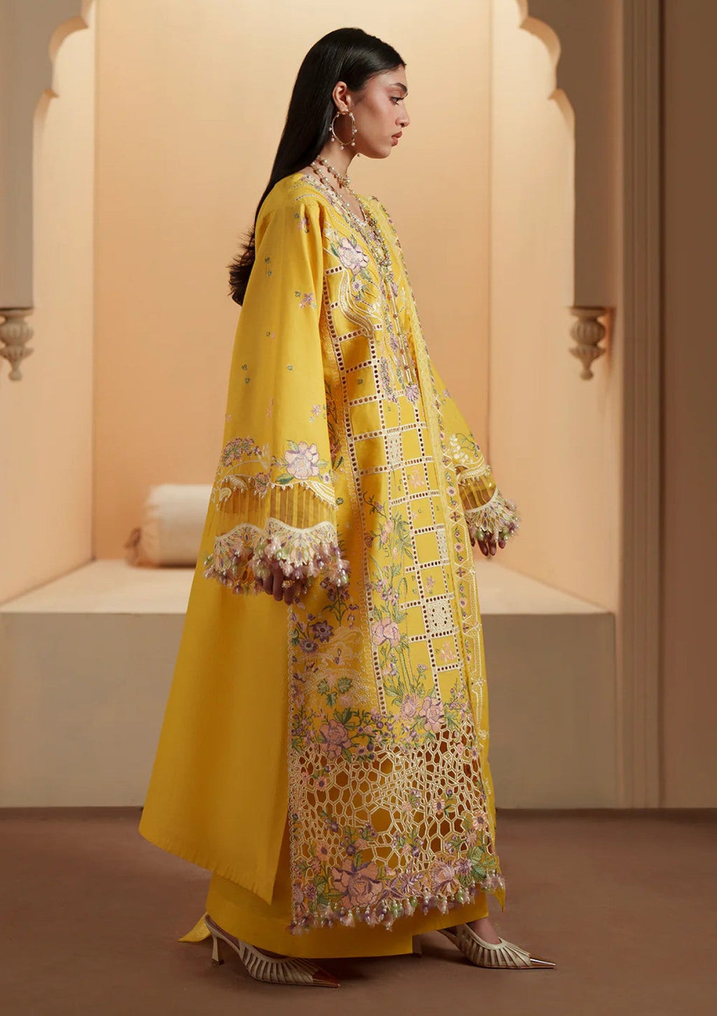 3pcs Binilyas Yellow Emb lawn