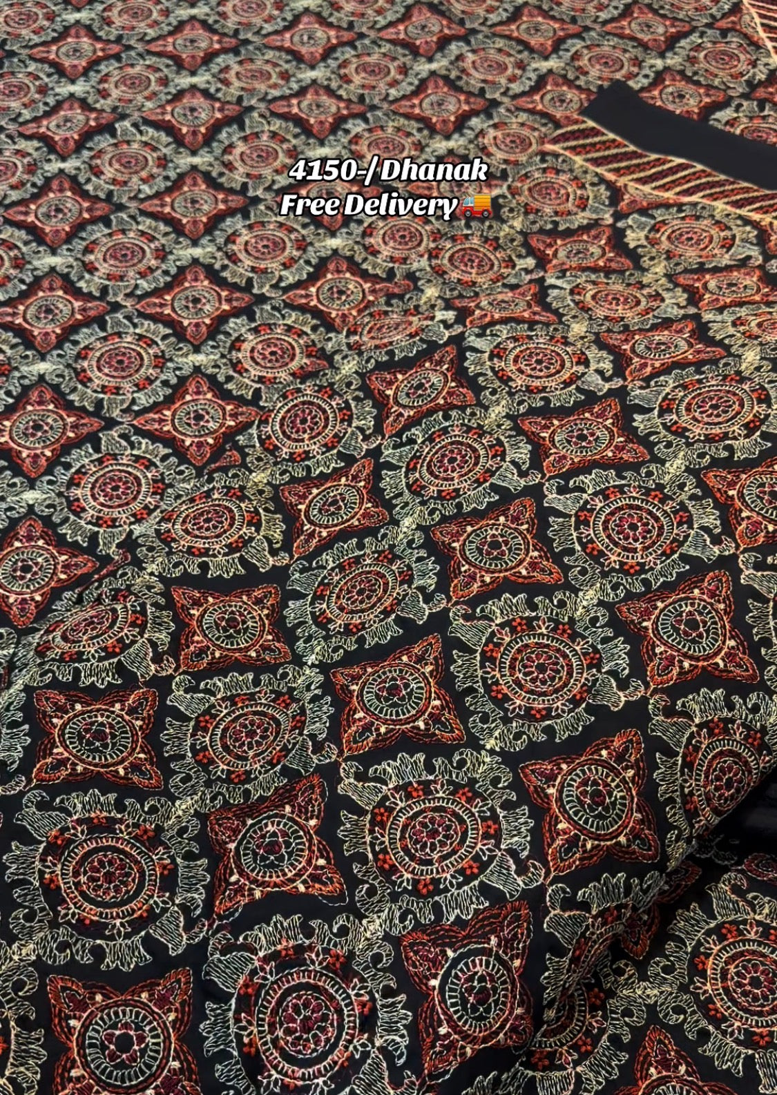3pcs Breeze Heavy Shawl with solds Dhanak