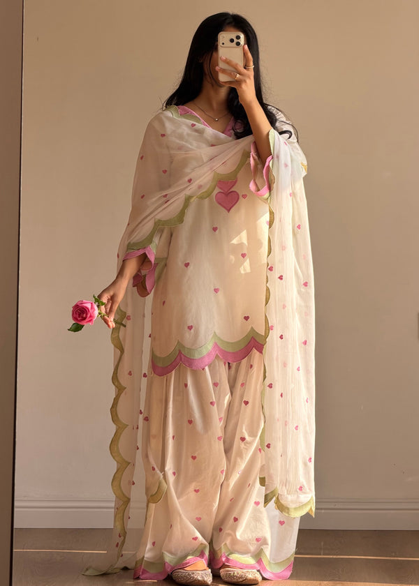 3pcs Silk Offwhite Pinterest Akhroat