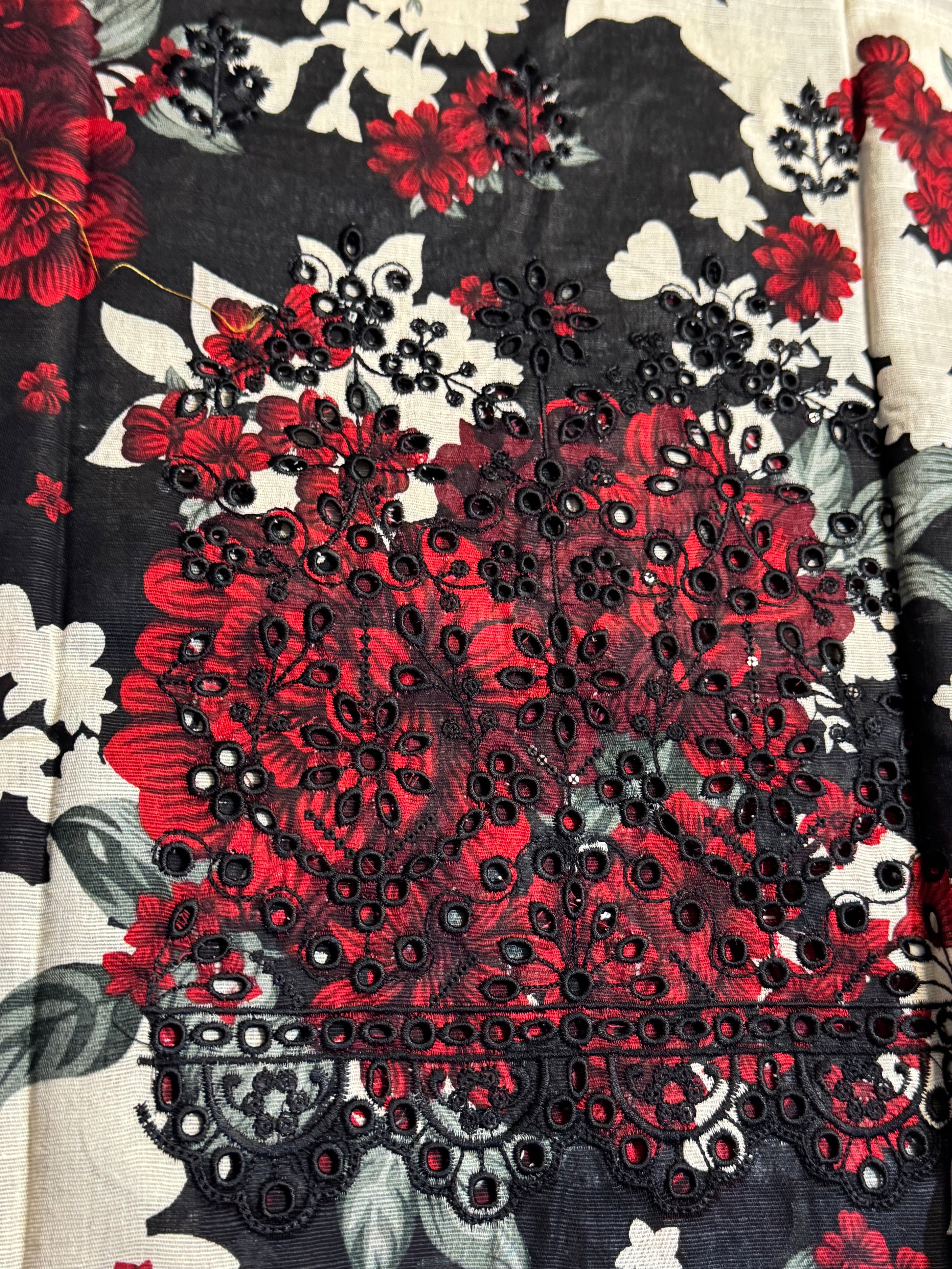 3pcs Embroidery khaddar