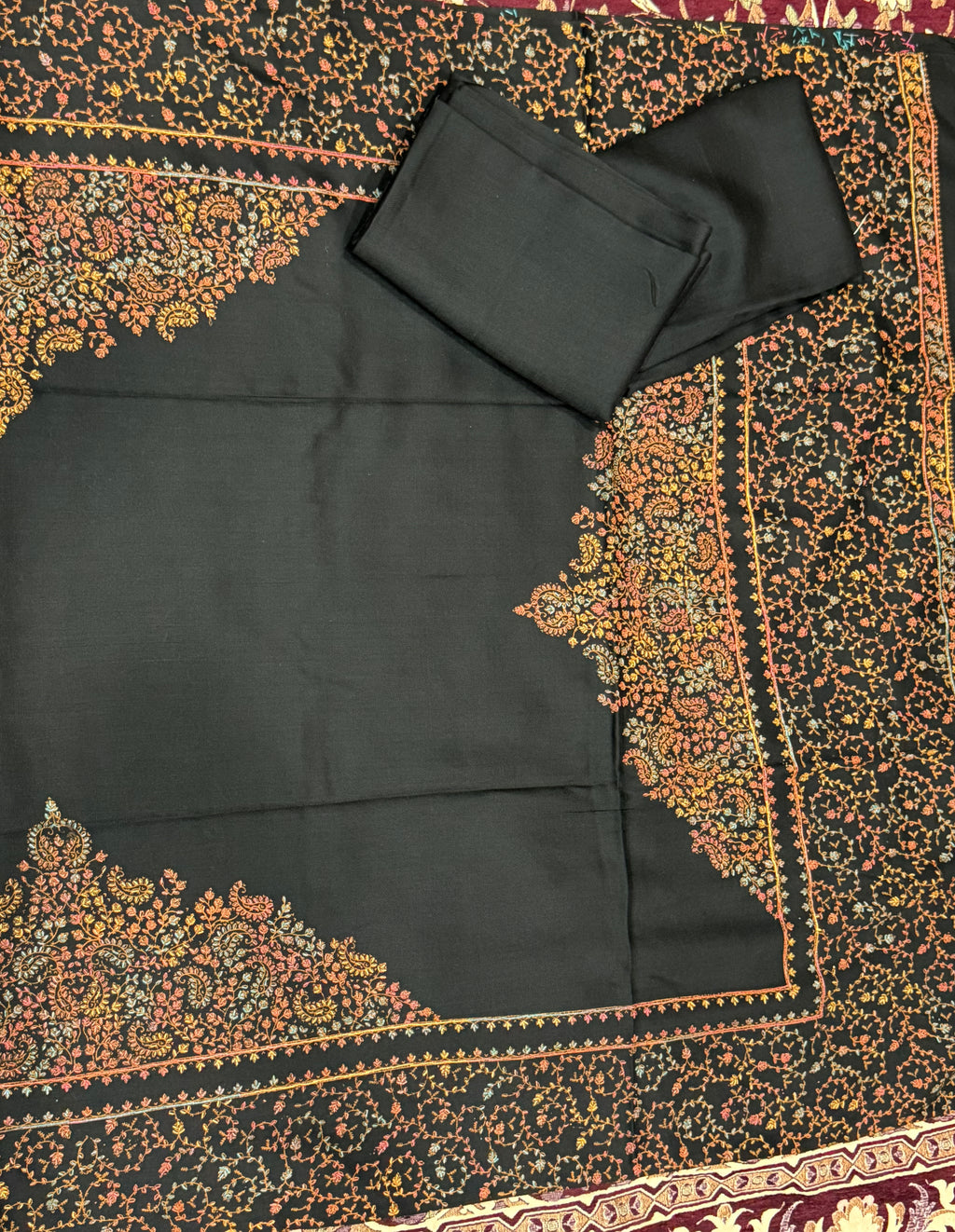 3pcs Kashmiri Handmade Black