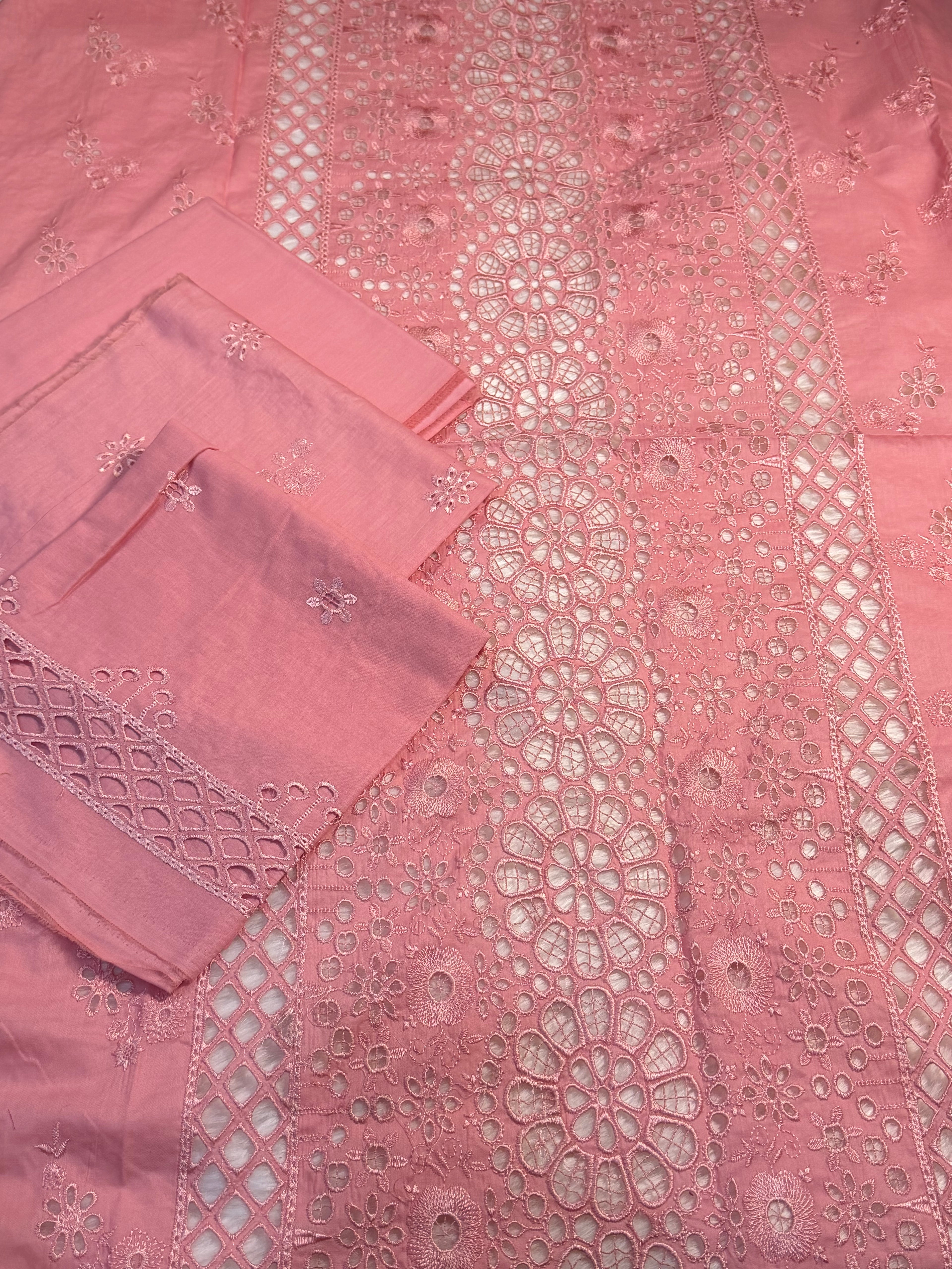 3pcs Big Boring pink lawn
