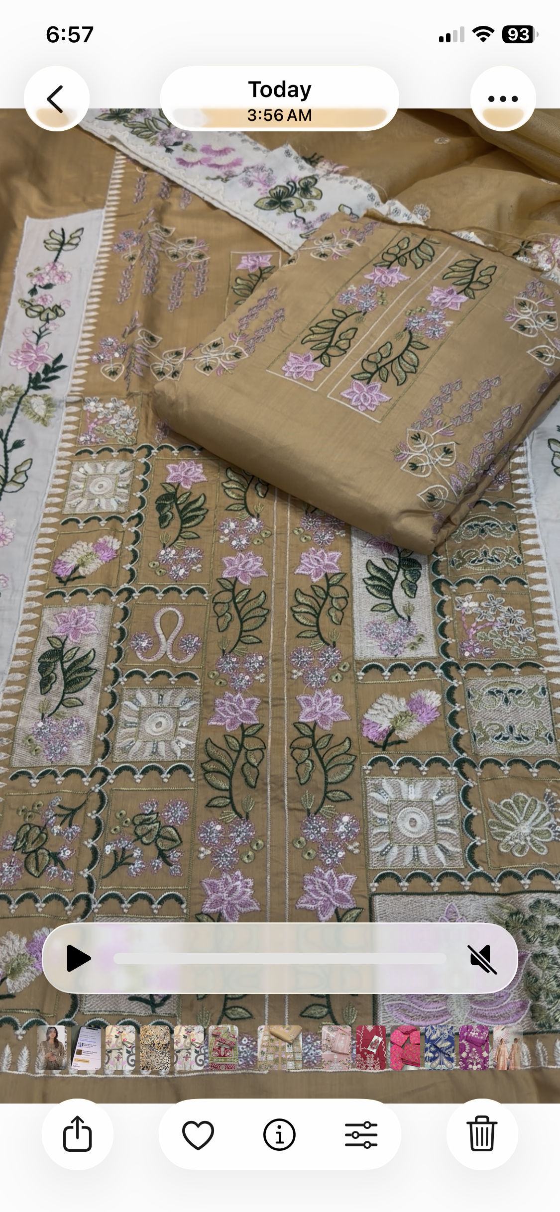 3pcs Republic Womens Viscous Embroidery Skin