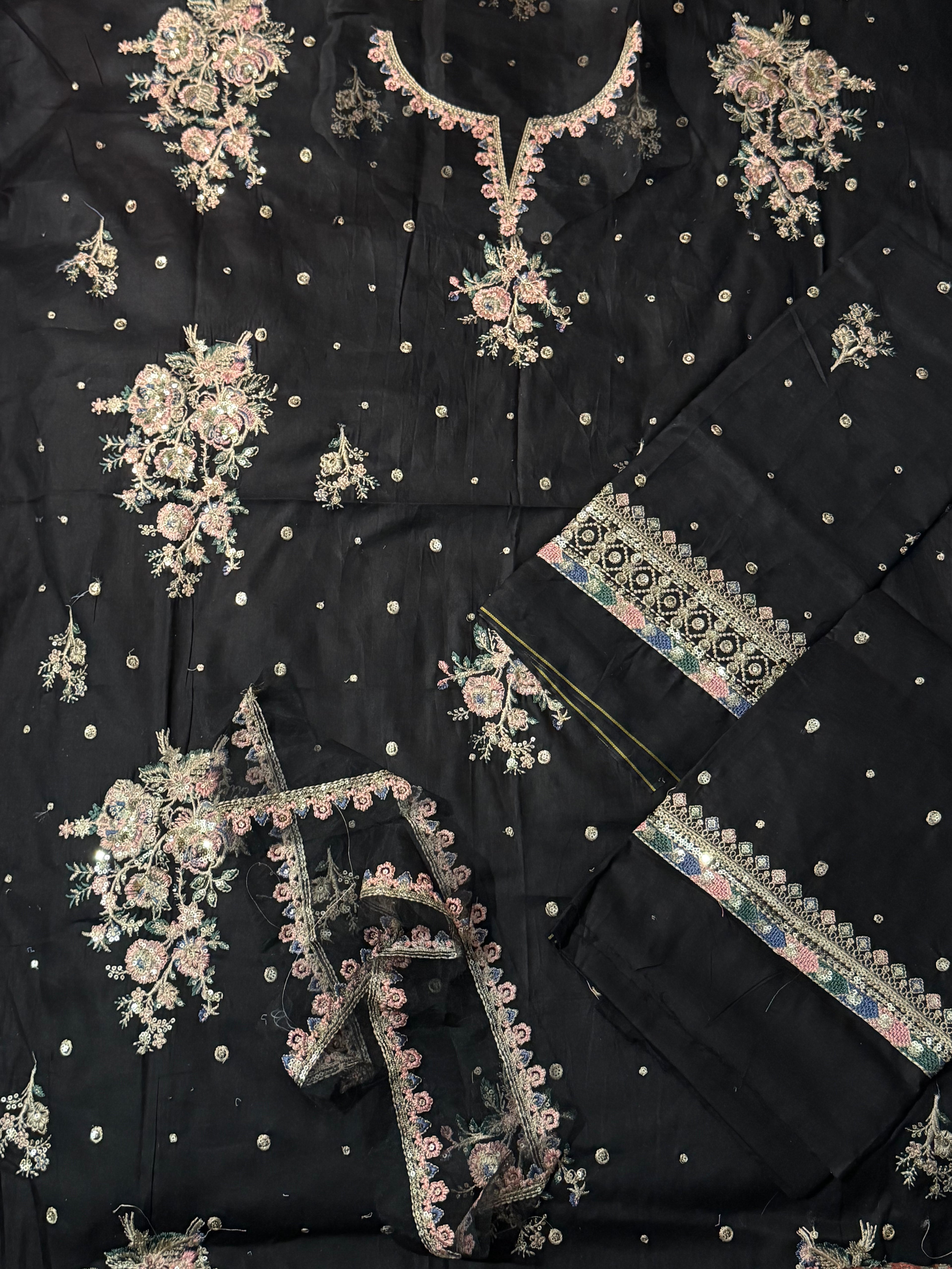 2pcs Chrizmah Viral Black lawn