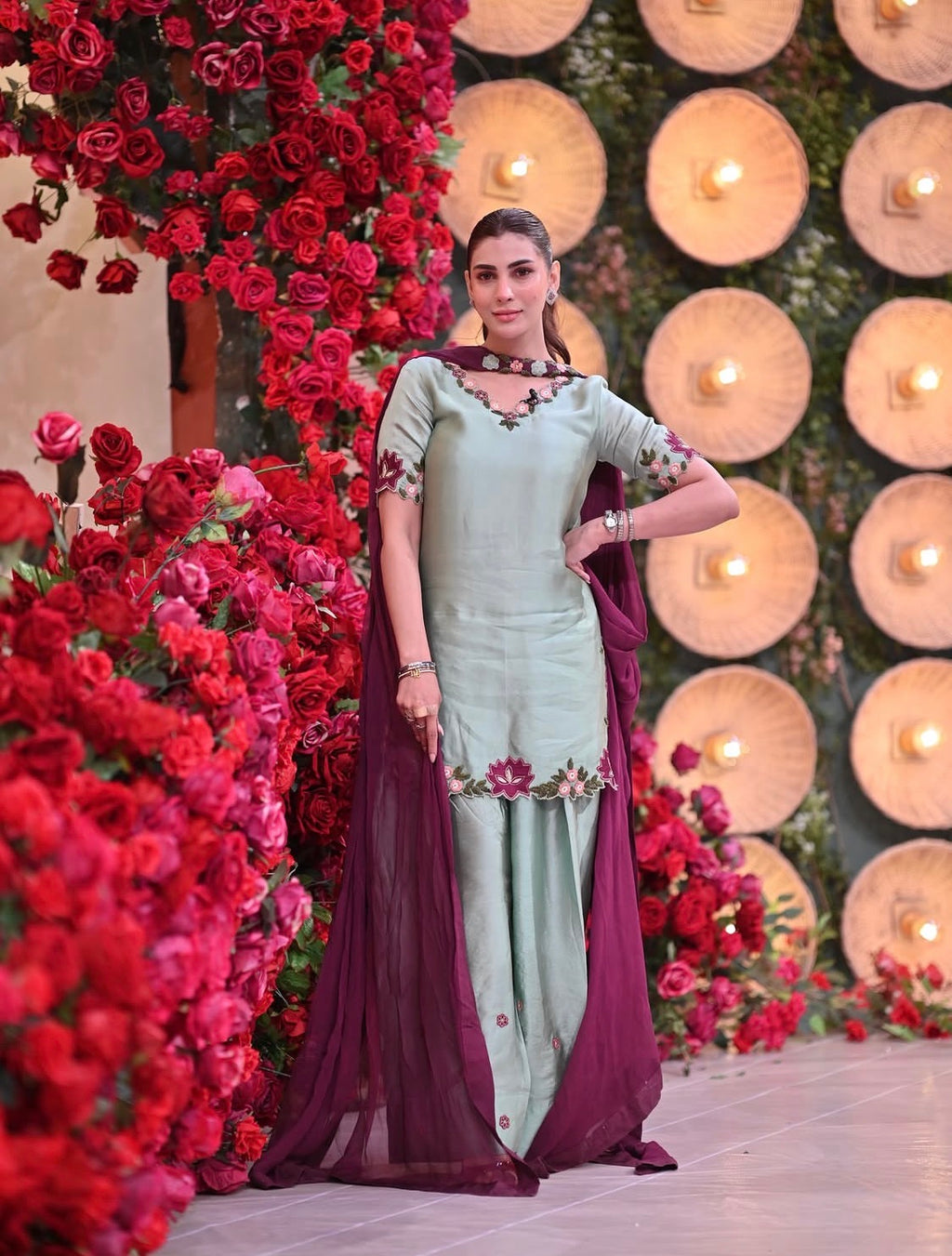 3pcs Nazish Jhangir Silk Emb
