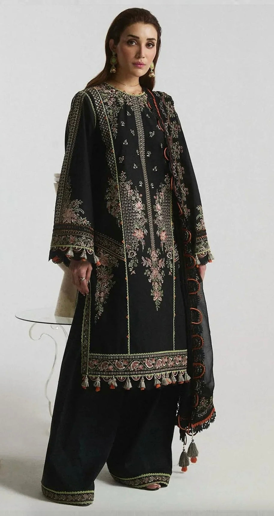 3pcs hussian rehar black lawn