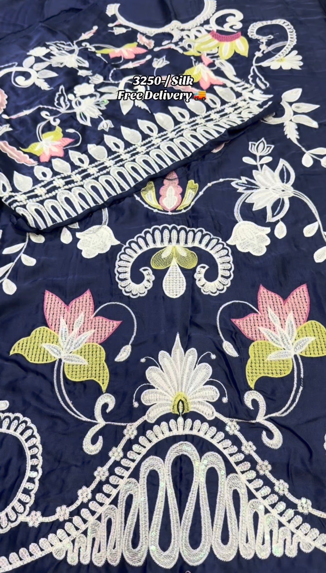 2pcs AghaNoor Royal Blue Designer