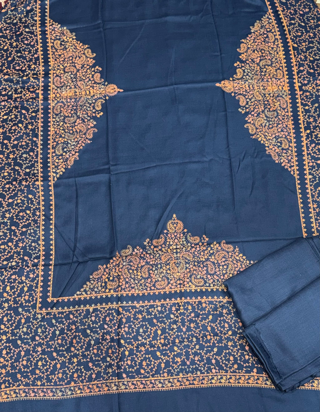 3pcs Kashmiri Handmade Dark blue