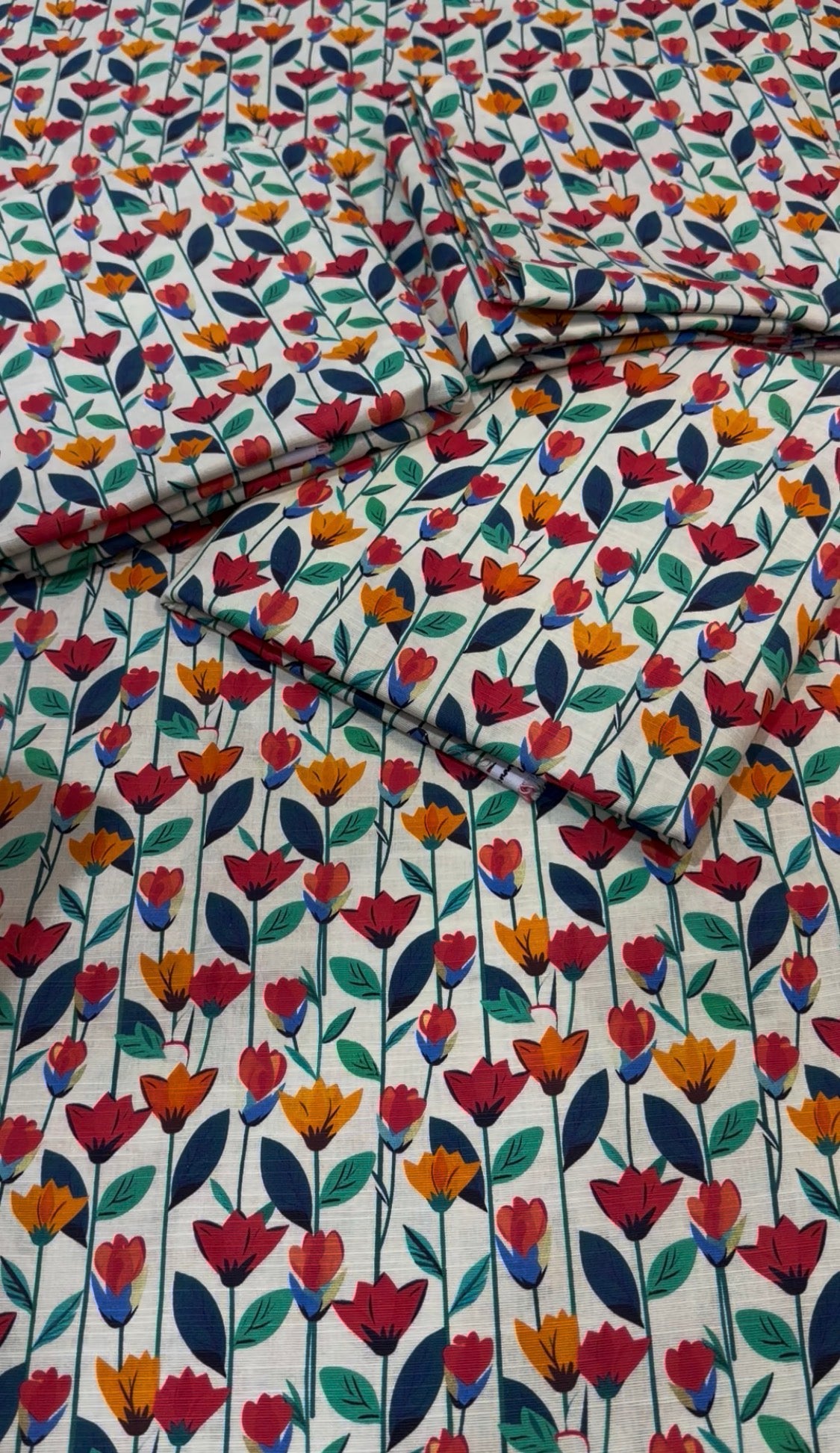 2pcs Khaddar Bonanza Multi Flowers