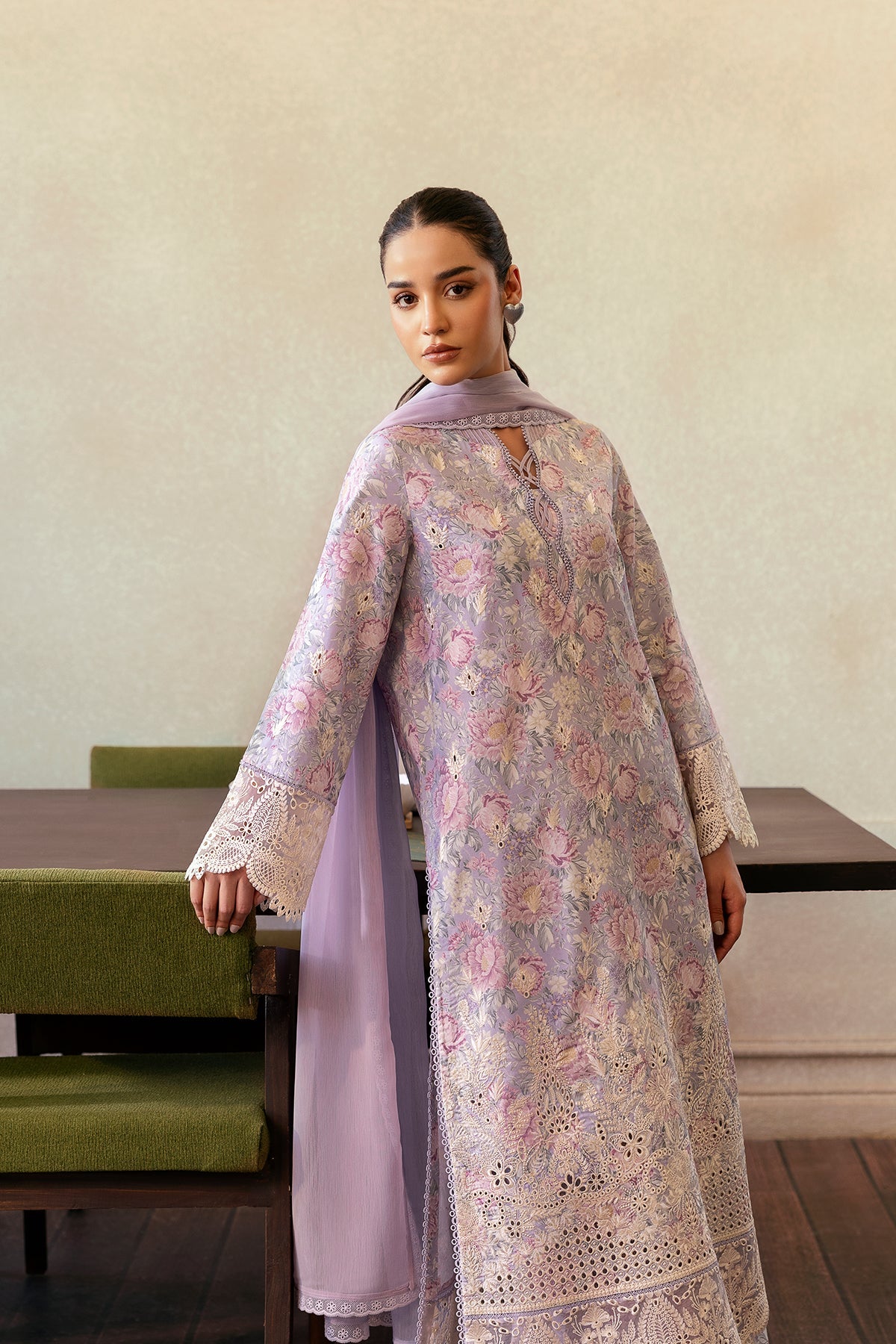 3pcs Afrozeh Flower lawn