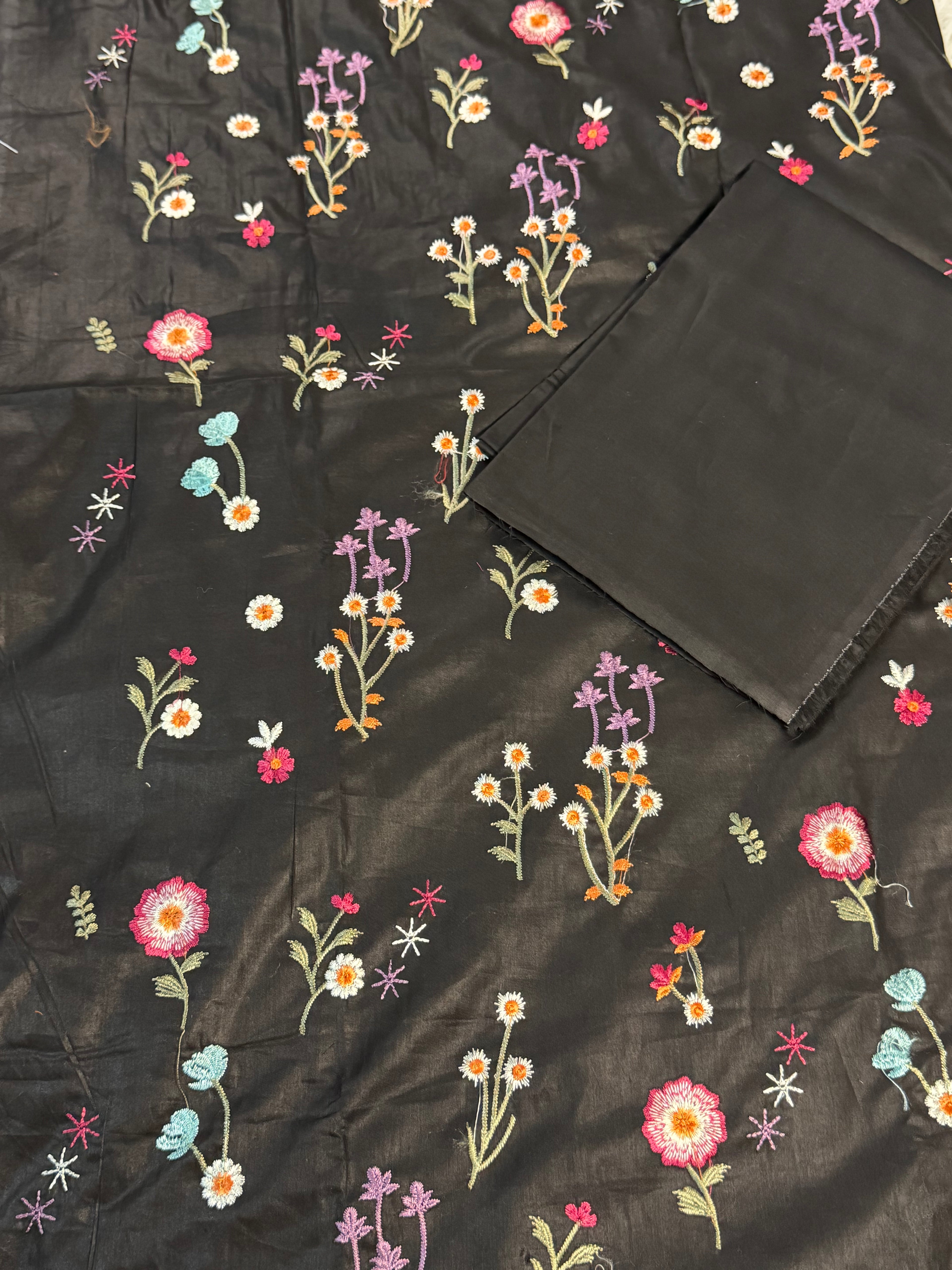 2pcs Indian Boti Viral Emb lawn