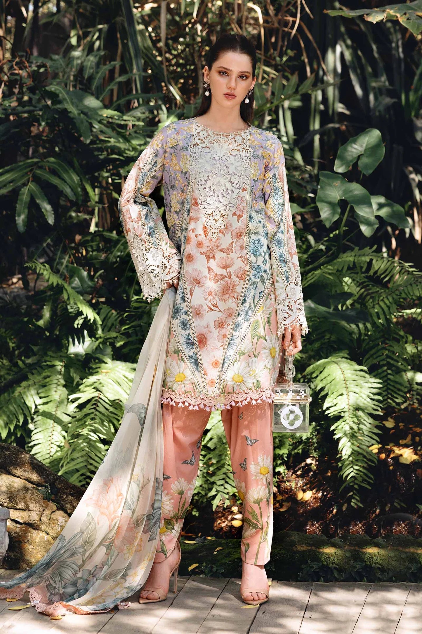3pcs Maria B print Lawn Sale