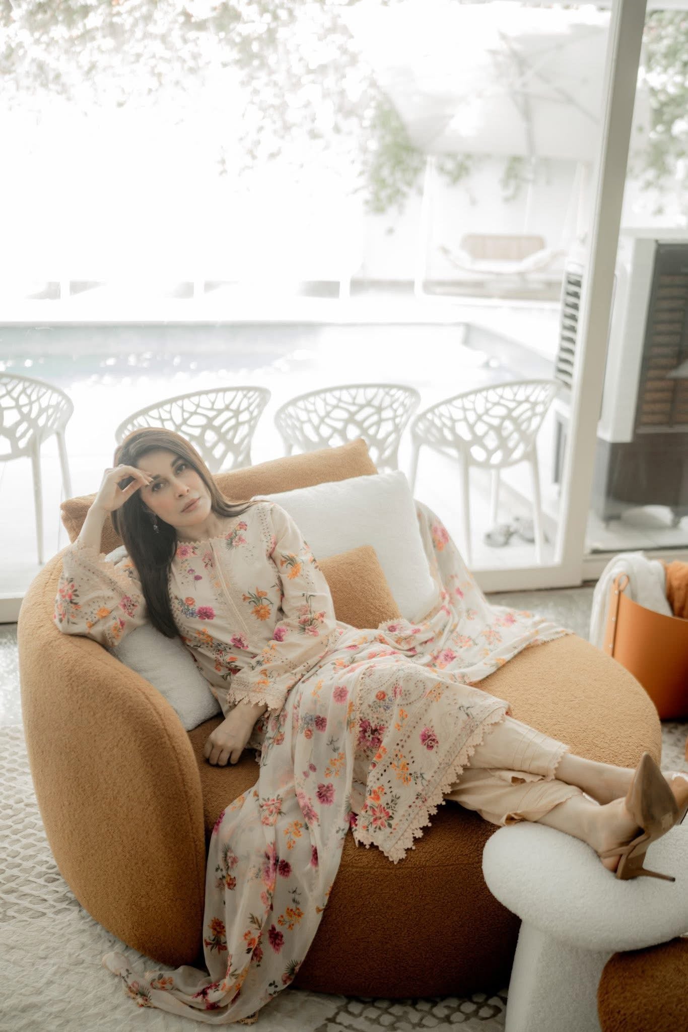 3pcs lawn annelas * shaista lodhi skin color