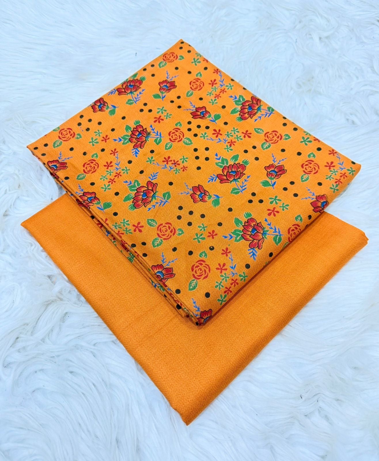 2pcs Printed Dhanak Pinterest