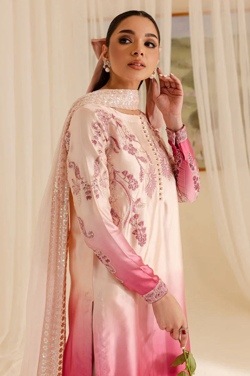 3pcs Nureh Pink Die Tie lawn